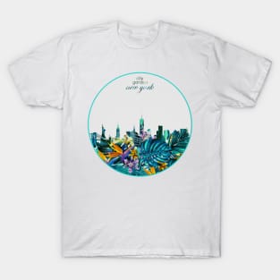 new york skyline T-Shirt